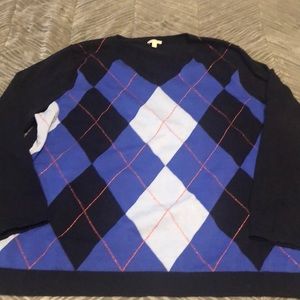 Argyle sweater